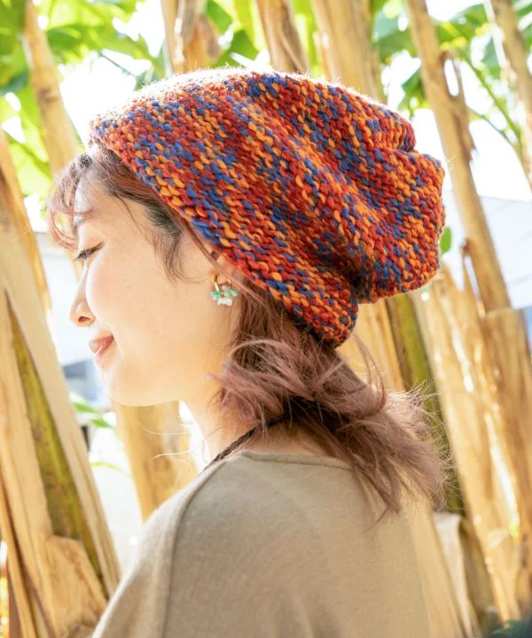 Mixed Yarn Beanie