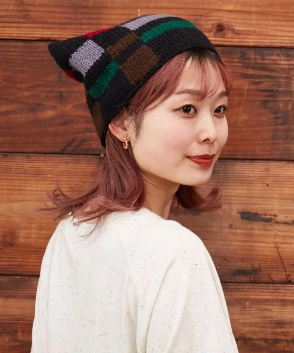 Deep Color Block Beanie