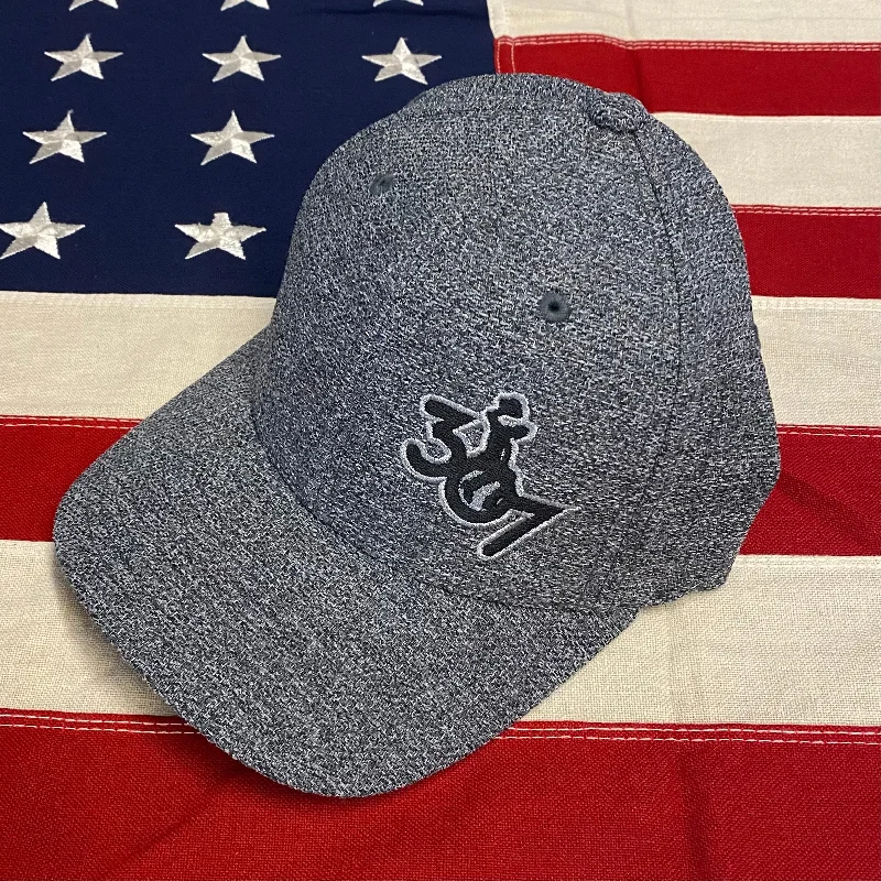 Heathered Dark Grey Hat/Black Logo