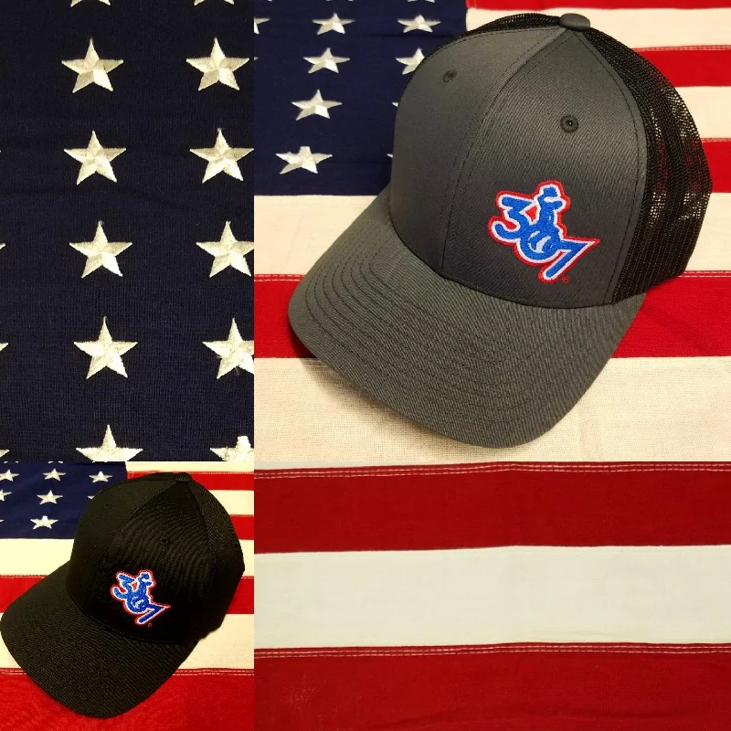 307 Patriot Rider Hats Adjustable & Flexfit