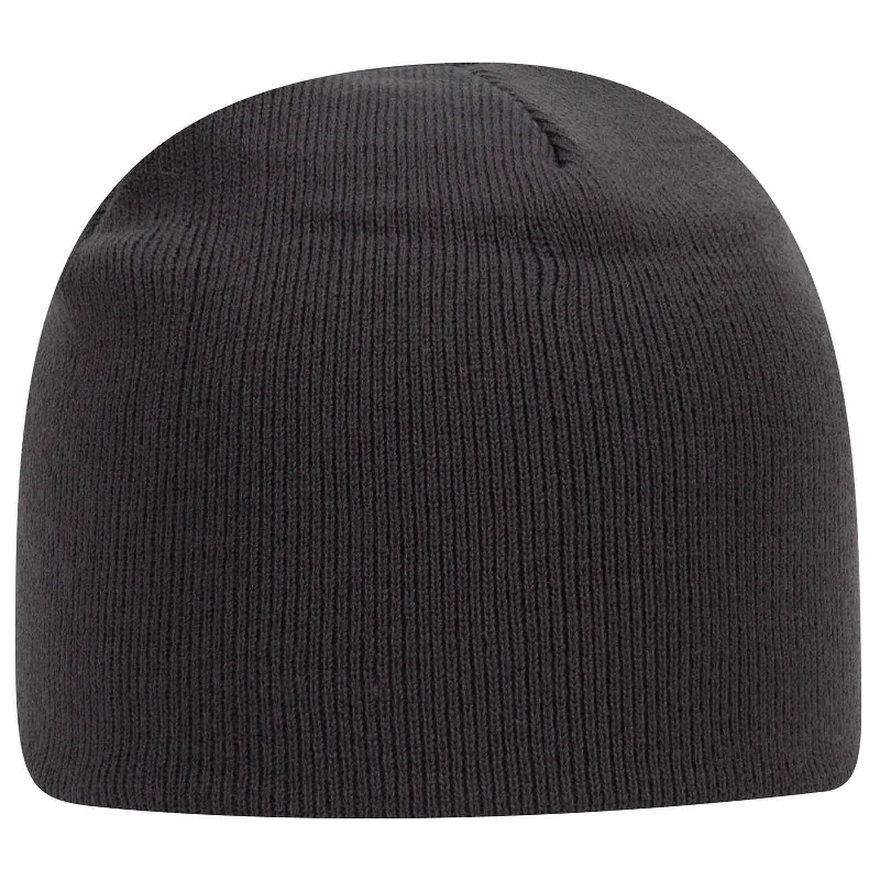 Otto 8 Inch Classic Knit Beanie, Acrylic Knit Cap - 82-1010