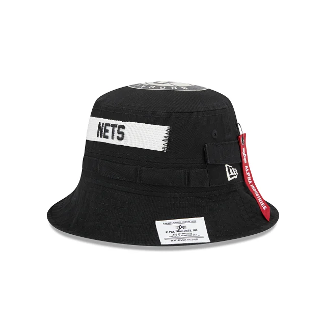 Alpha Industries X Brooklyn Nets Adventure Bucket Hat