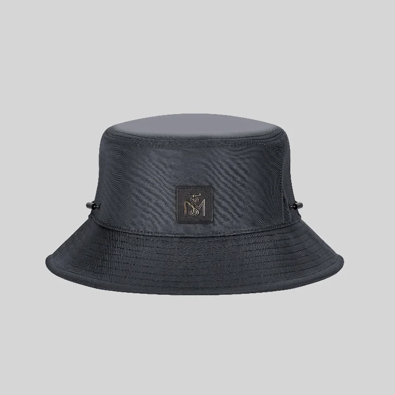 ANTIGONO GREY BUCKET HAT