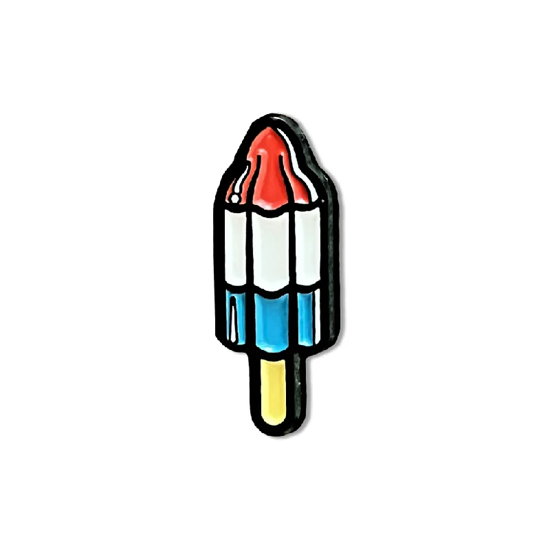 The Rocket Pop Cap Pin