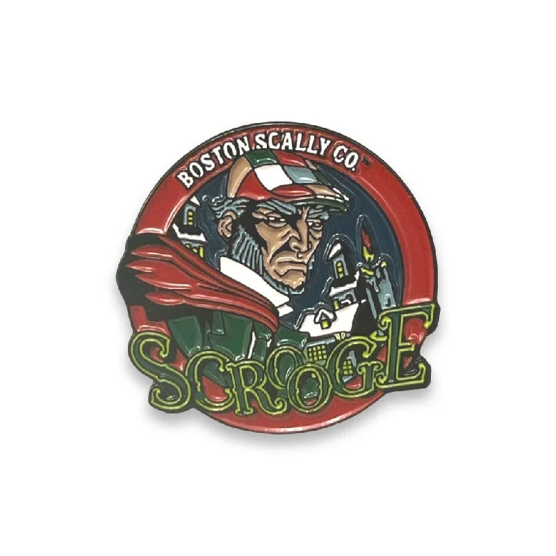 Boston Scally The Scrooge Holiday Cap Pin