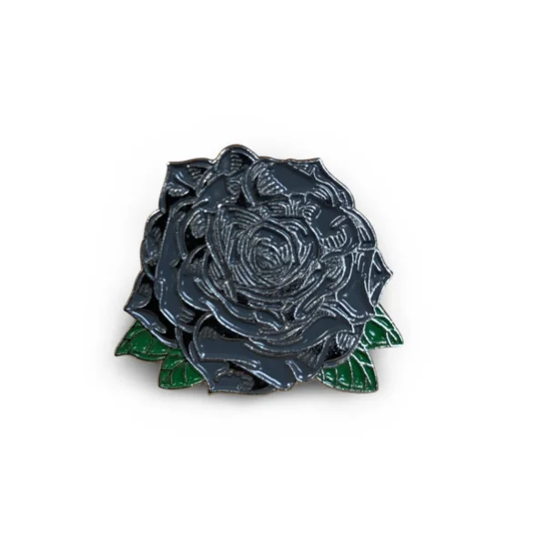 Boston Scally The Black Rose Cap Pin