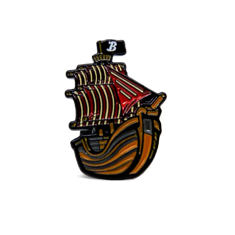 Boston Scally The Pirate Ship Cap Pin