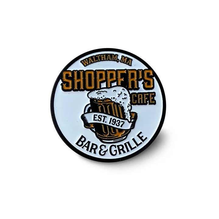 Boston Scally The Shoppers Cafe Cap Pin