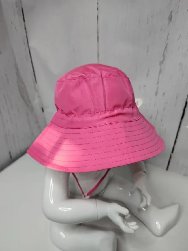 Bucket/Sun Hat With Chin Strap Wide Brim Children's 2-8yr Pink scbhp