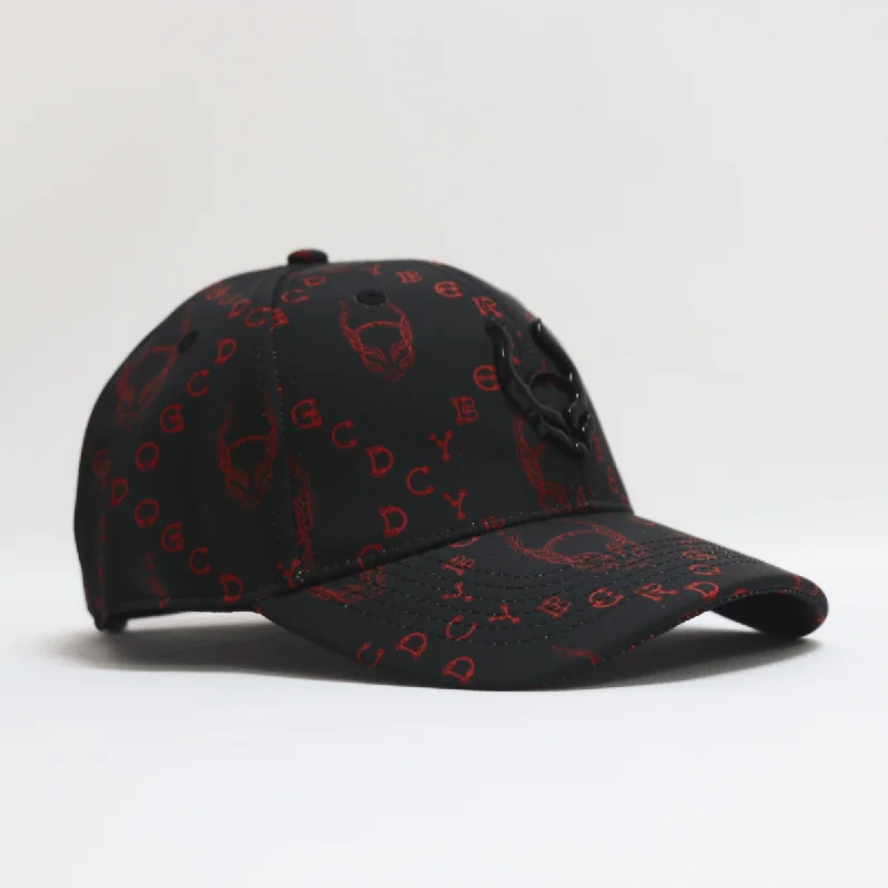 CABLE LOGO CAP BLACK / RED