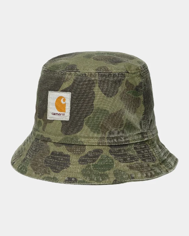 Duck Camo Bucket Hat | Green / Office Green (garment dyed)