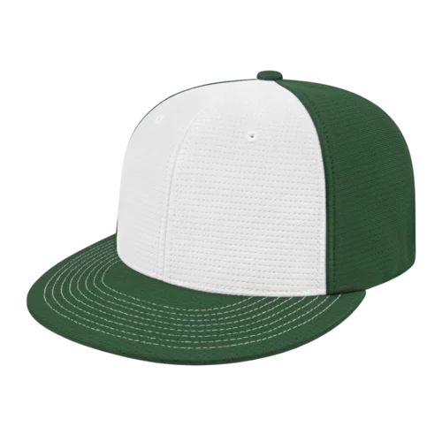 White/Dark Green