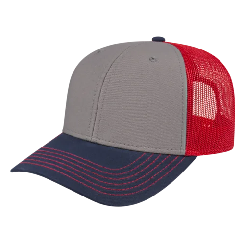 Gray/Navy/Red