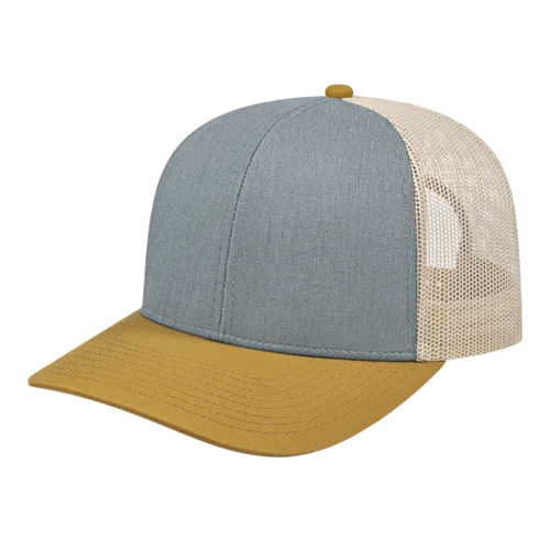 Cap America i3038 - Poly/Cotton Mesh Back Cap - Blank