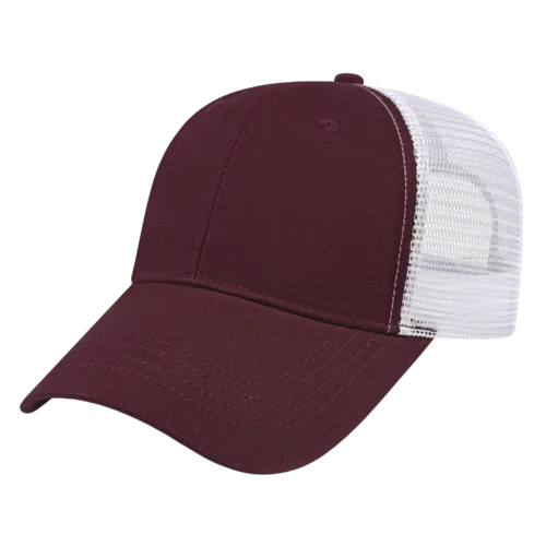 Maroon/White