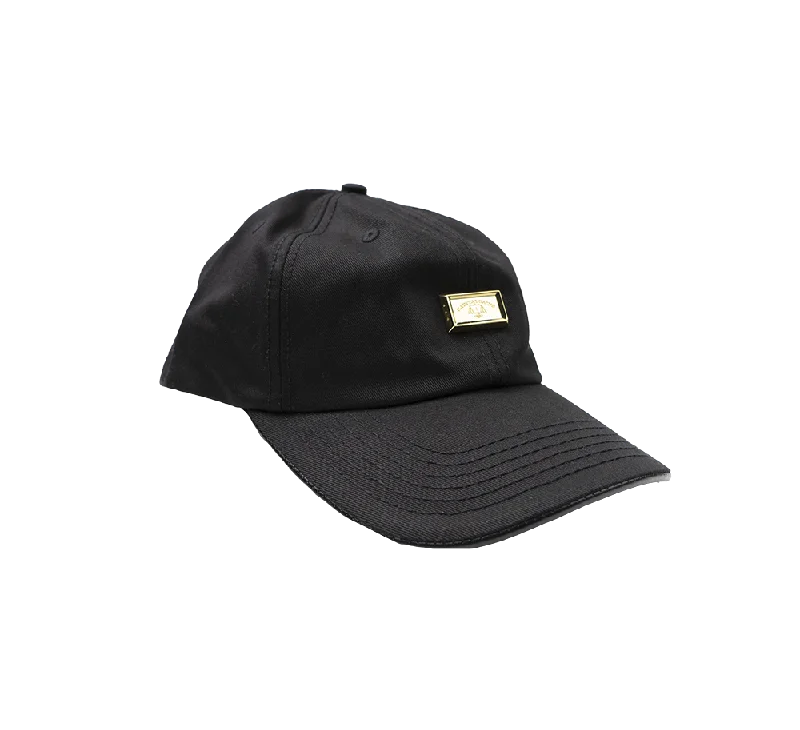 CAPITAL GAINS GOLD BAR DAD HAT BLACK - CG004