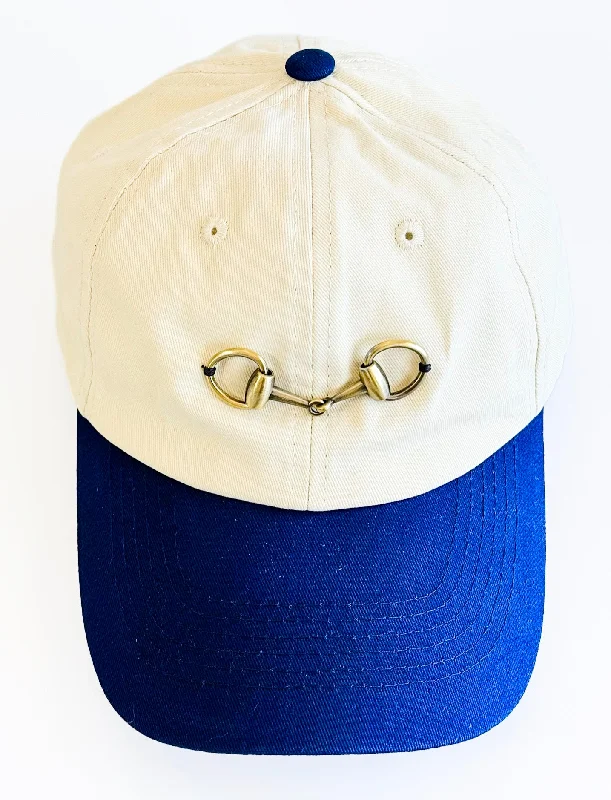 CB Exclusive Two Tone Horsebit Hat - Navy