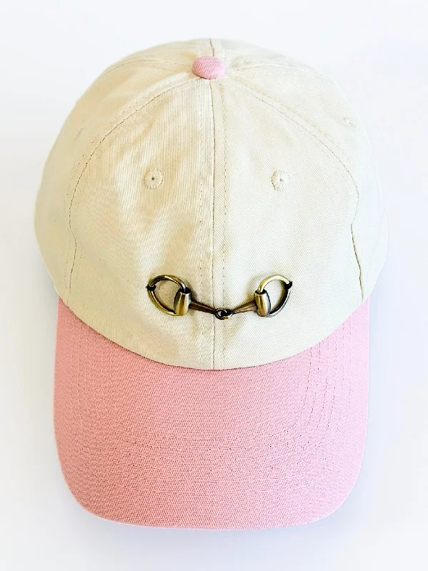 CB Exclusive Two Tone Horsebit Hat - Pink