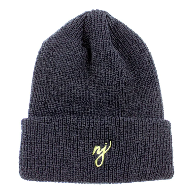 ECapCity x Halftime NJ Script Beanies (Black Olive)