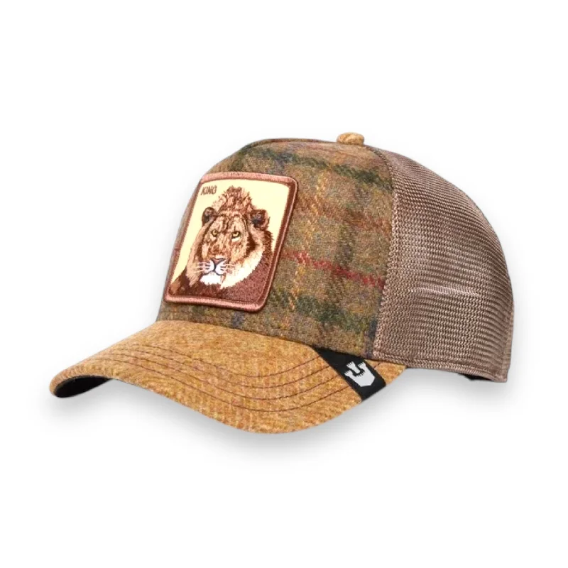 GOORIN BROS (KHAKI) MOON LION "KING" TRUCKER SNAPBACK