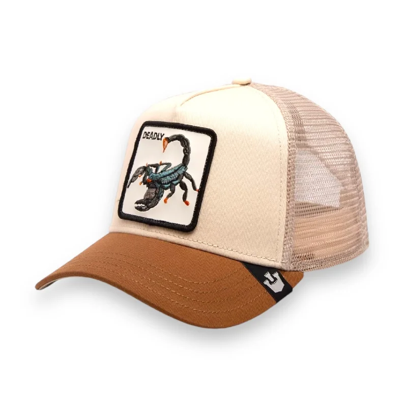 GOORIN BROS (TAUPE) THE DEADLIEST ''SCORPION" TRUCKER SNAPBACK