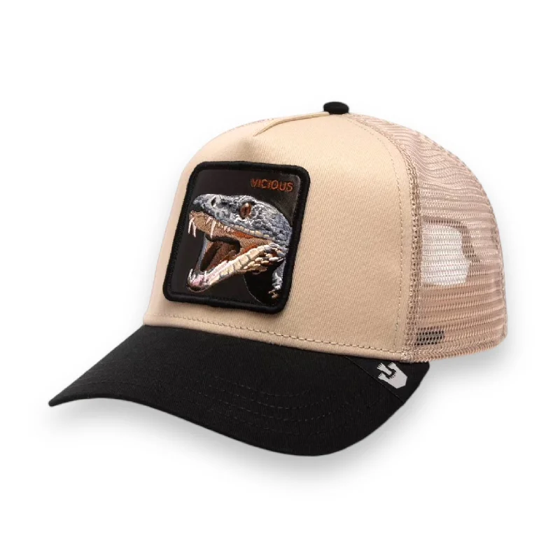 GOORIN BROS (EBONY) THE SNAKE "VICIOUS" TRUCKER SNAPBACK