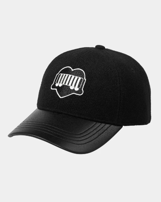 Heart Train Cap | Black / Black