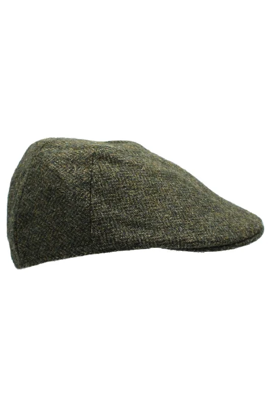 Heather Exeter British Tweed Duckbill Cap