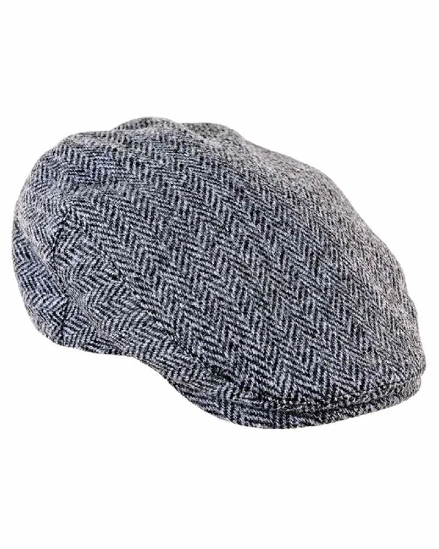 Heather Highland Harris Tweed Flat Cap