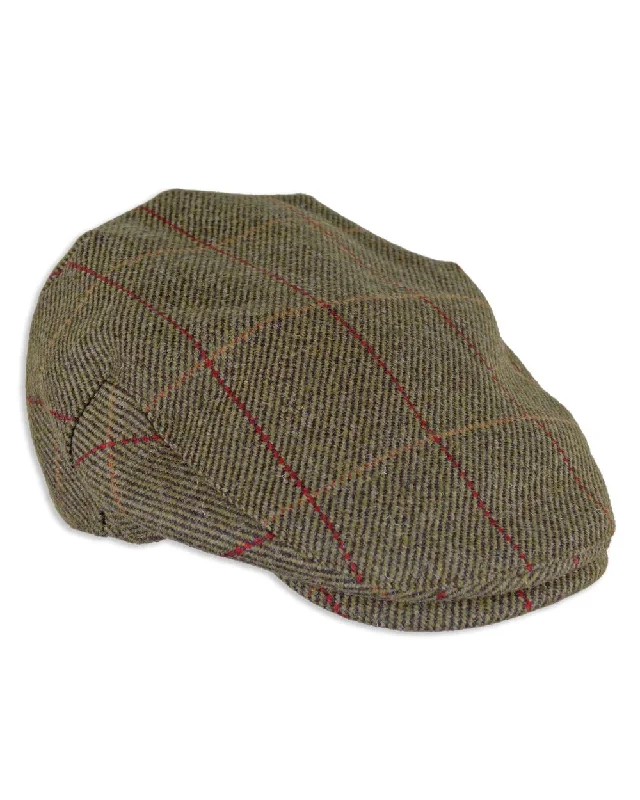 Heather Kinloch Waterproof Tweed Flat Cap