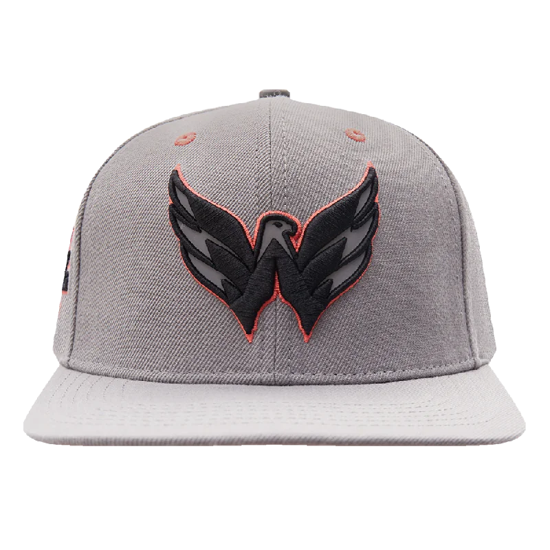 NHL WASHINGTON CAPITALS M95 2 TONE WOOL SNAPBACK HAT (GREY/INFRARED)