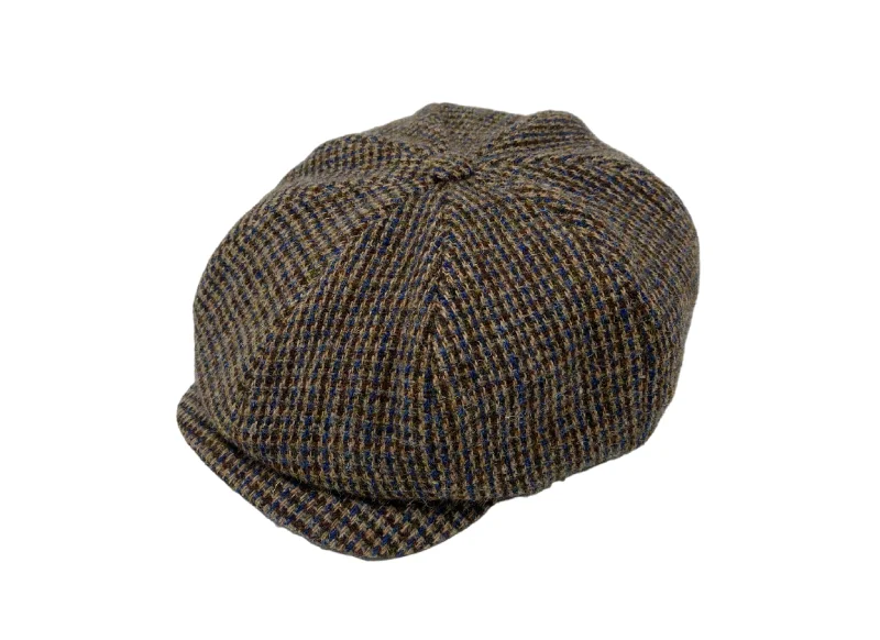 Harris Scottish Tweed - Brown Blue & Green Twill Limited Edition