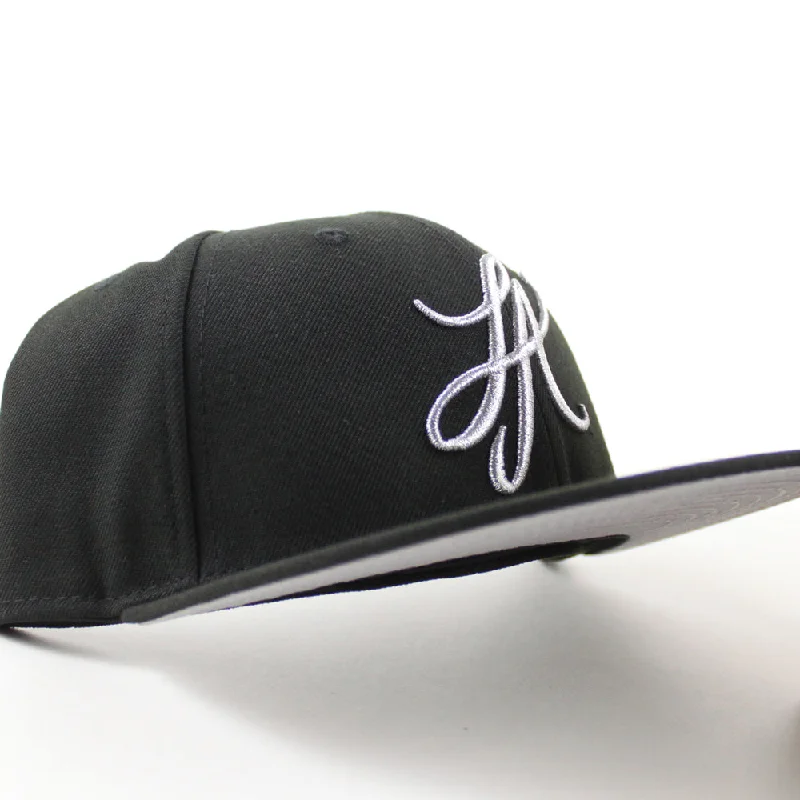 LA Script New Era 59Fifty Hat (Black Gray UNDER BRIM)