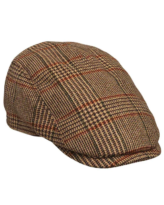 Laksen Cavendish Drivers Tweed Flat Cap