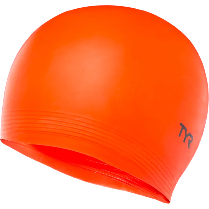 Latex Swim Cap - Flourescent Orange