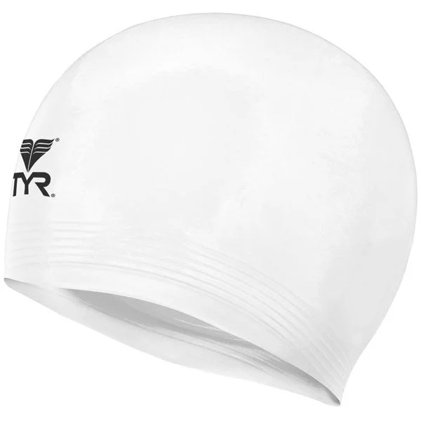 Latex Swim Cap - White