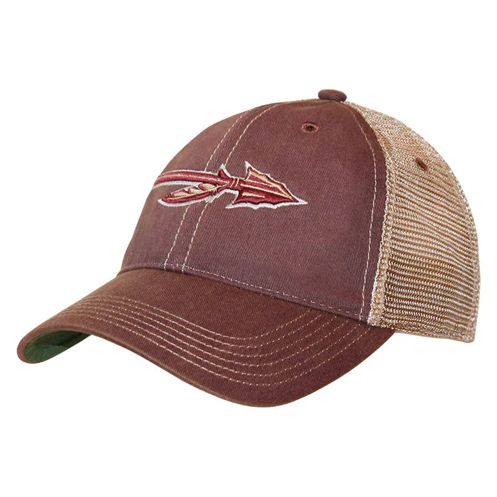 Legacy Florida State Spear Adjustable Trucker Cap - Garnet