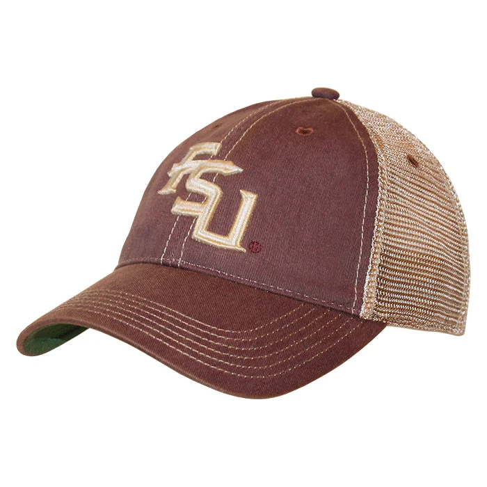 Legacy FSU Adjustable Trucker Cap - Garnet