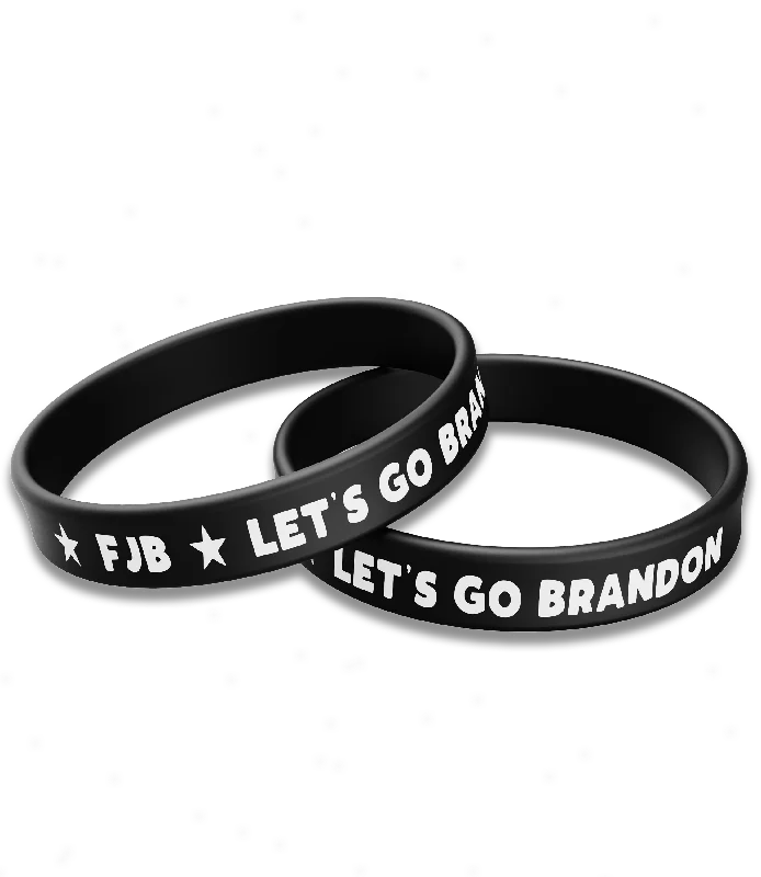 Let's Go Brandon - FJB Wristband - Black