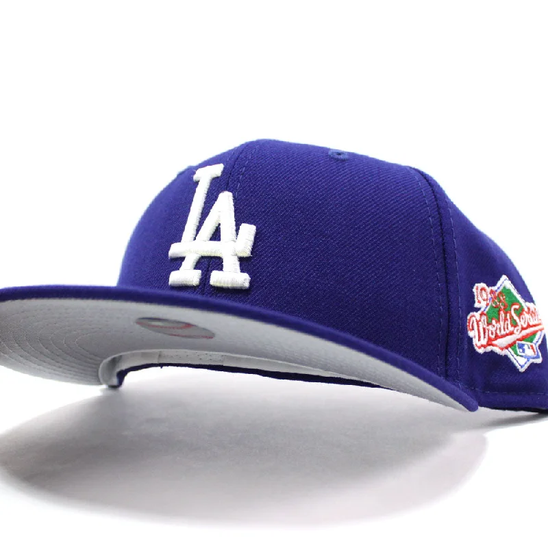 Los Angeles Dodgers 1988 World Series New Era 59Fifty Fitted Hat (Gray Under Brim)