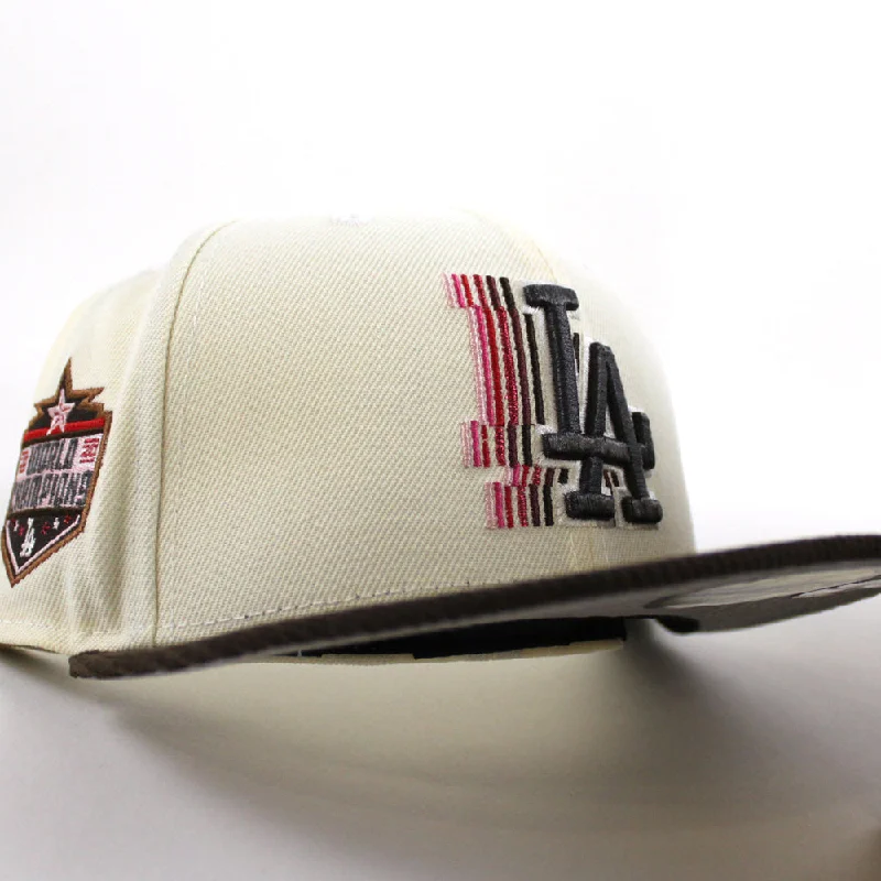 Los Angeles Dodgers World Series Champions 2022 New Era 59Fifty Fitted Hat (Chrome White Walnut Corduroy Gray Under Brim)