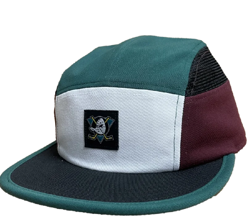 MD Teal 5Panel Nautical Cap