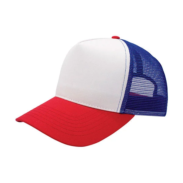 Mega Cap 6807 Poly Cotton Twill Trucker Cap