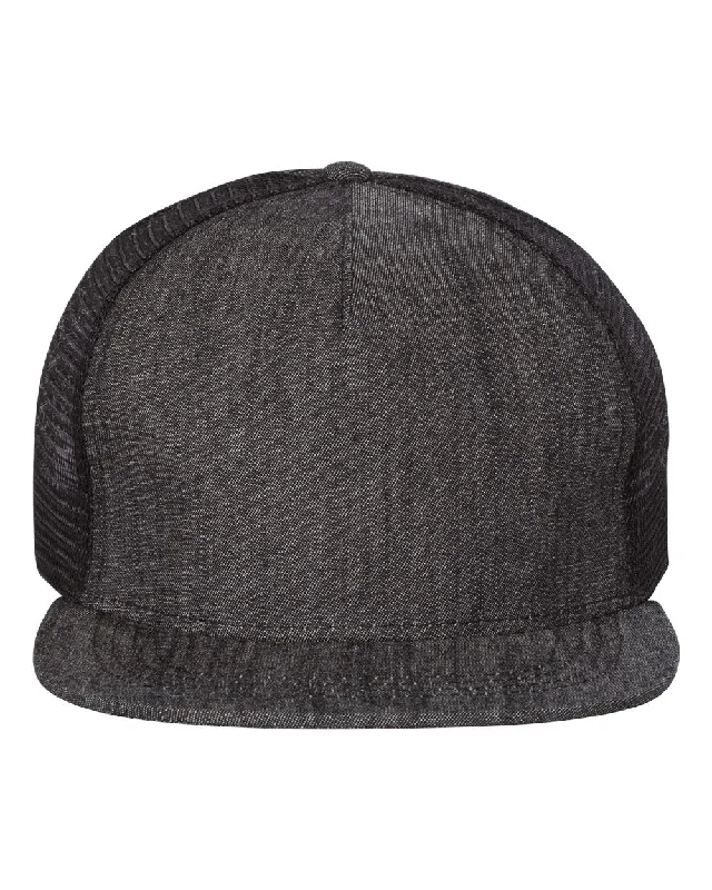 Mega Cap 6997C Flat Bill Trucker Cap