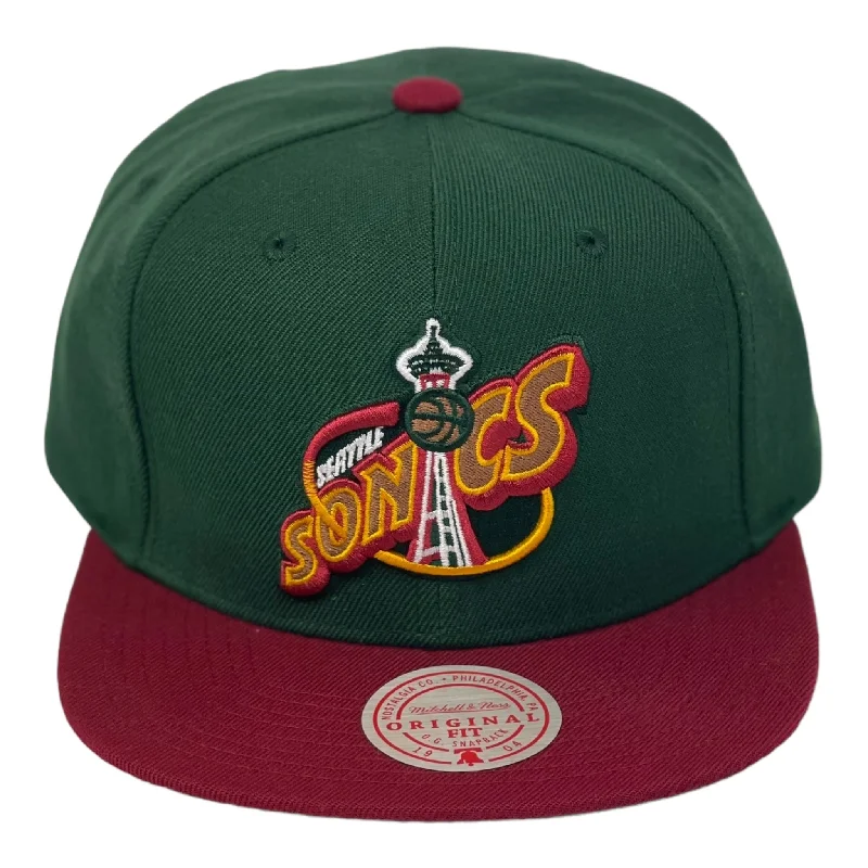 MITCHELL & NESS  SEATTLE SUPER SONICS (2-TONE) SNAPBACK (HHSS3267)