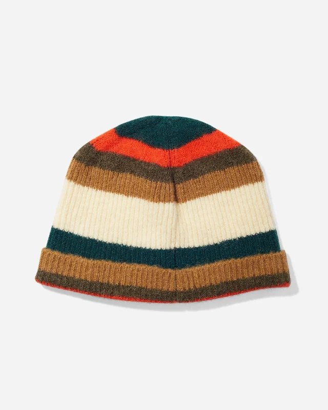 Mohair Stripe Beanie