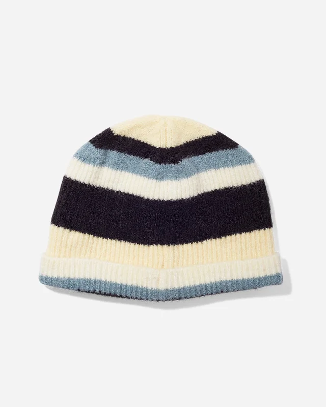 Mohair Stripe Beanie