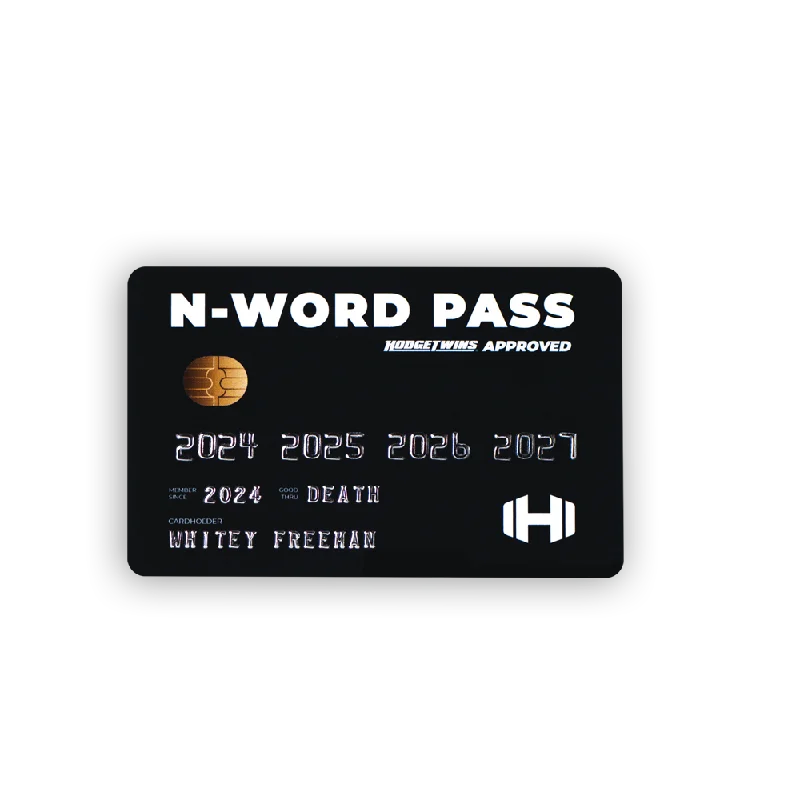 N-Word Pass Card