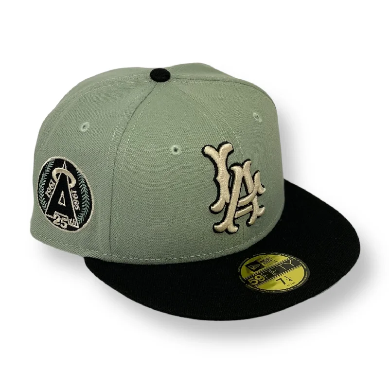 CALIFORNIA ANGELS (EMERALD GREEN) (25TH ANN "1961-1985") NEW ERA 59FIFTY FITTED