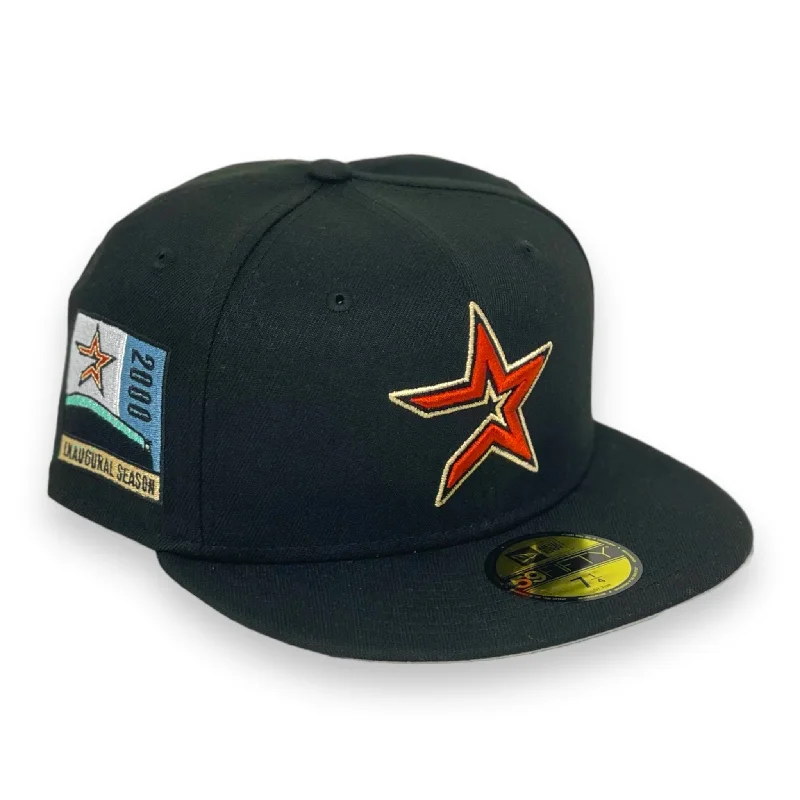 HOUSTON ASTROS (BLACK) (2000 INAUGURAL SEASON) NEWERA 59FIFTY FITTED